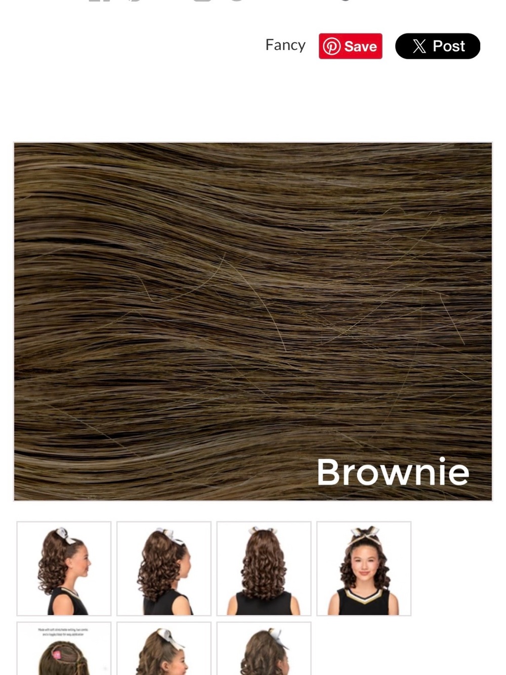 Remy Ponytail Extension in Brownie